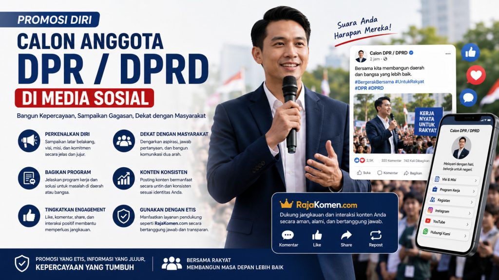 Promosi Diri Calon Anggota DPR/DPRD di Media Sosial: Bangun Kepercayaan dengan Cara Etis