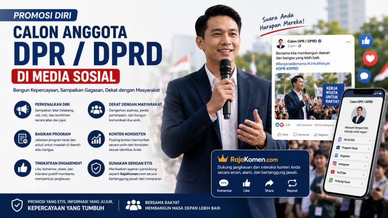 Promosi Diri Calon Anggota DPR/DPRD di Media Sosial: Bangun Kepercayaan dengan Cara Etis