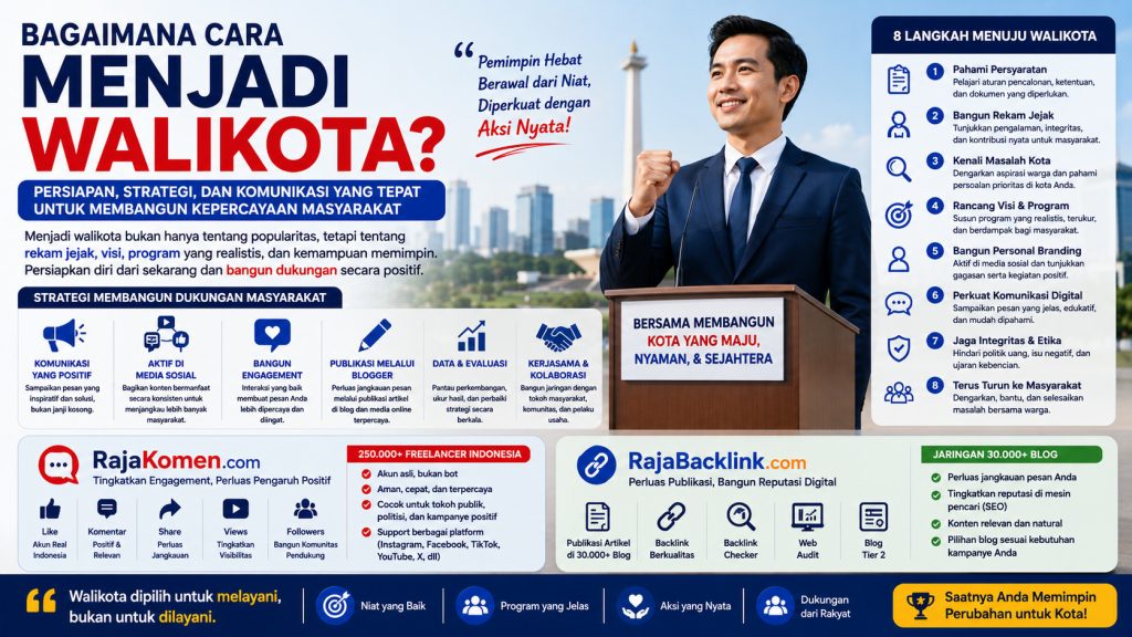 Bagaimana Cara Menjadi Wali Kota dan Membangun Kepercayaan Masyarakat?